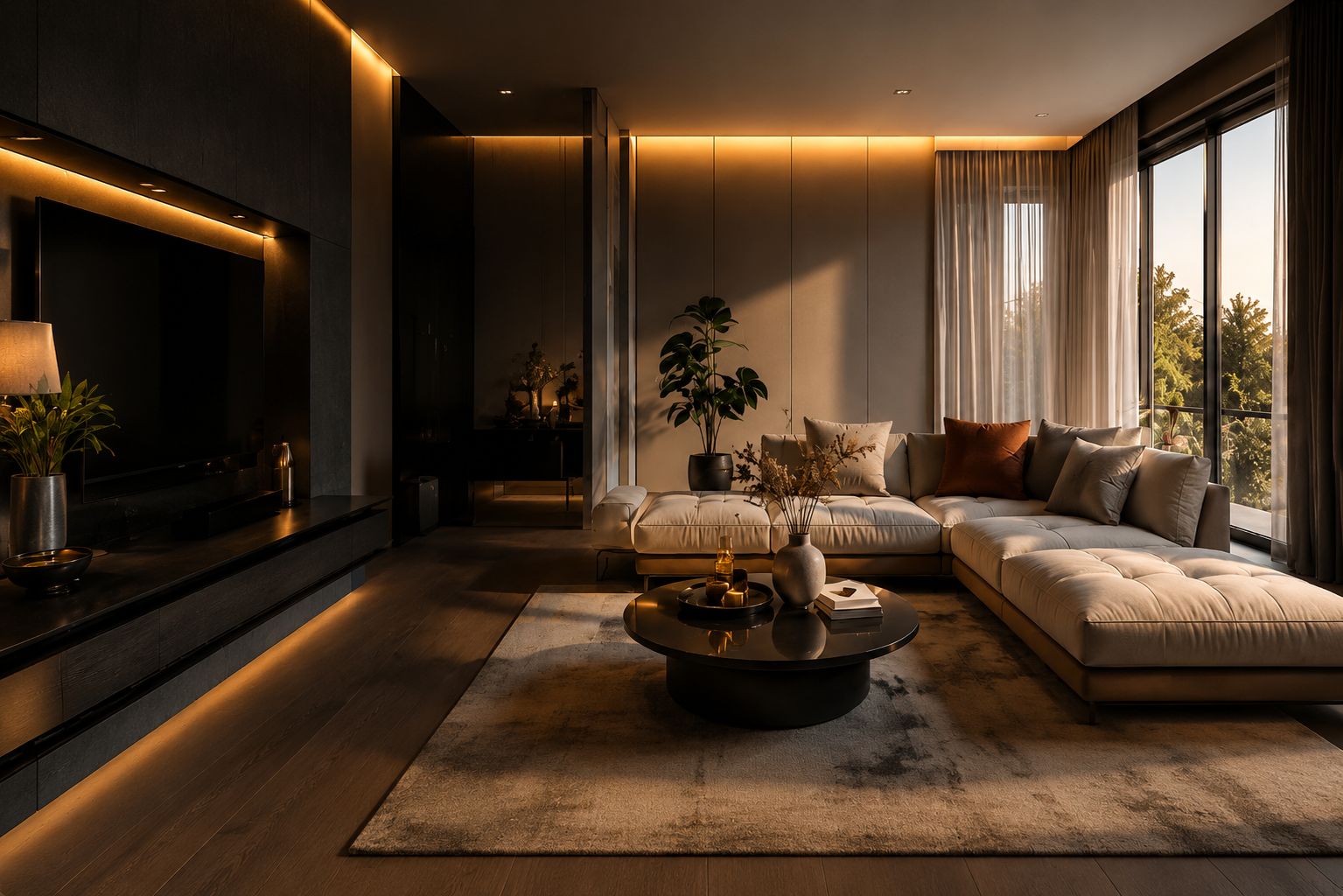 Luxury Living Room Interior